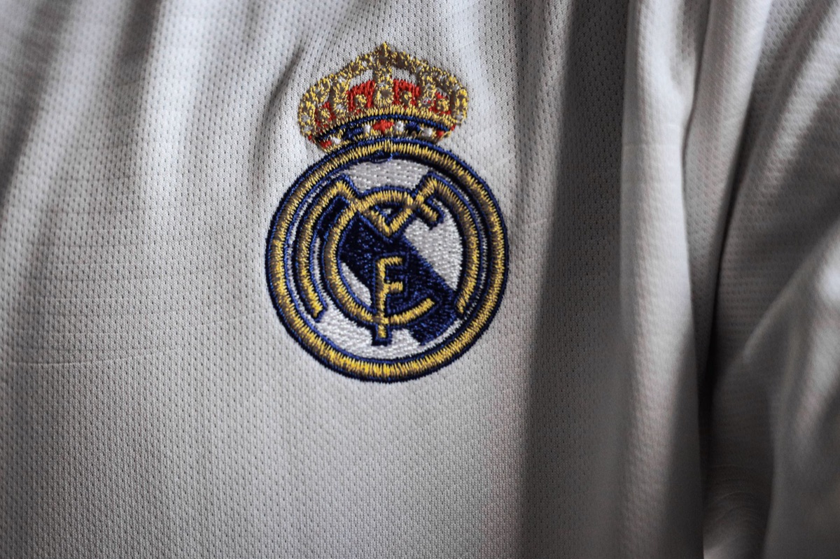Player jersey with logo